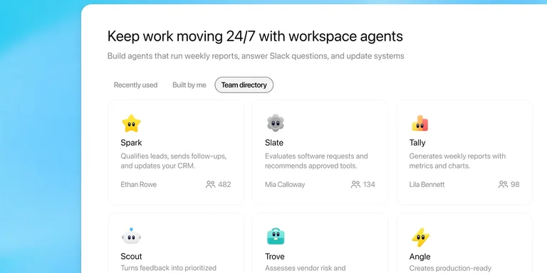 OpenAI 推出 Workspace Agents,让 ChatGPT 进入团队自动化