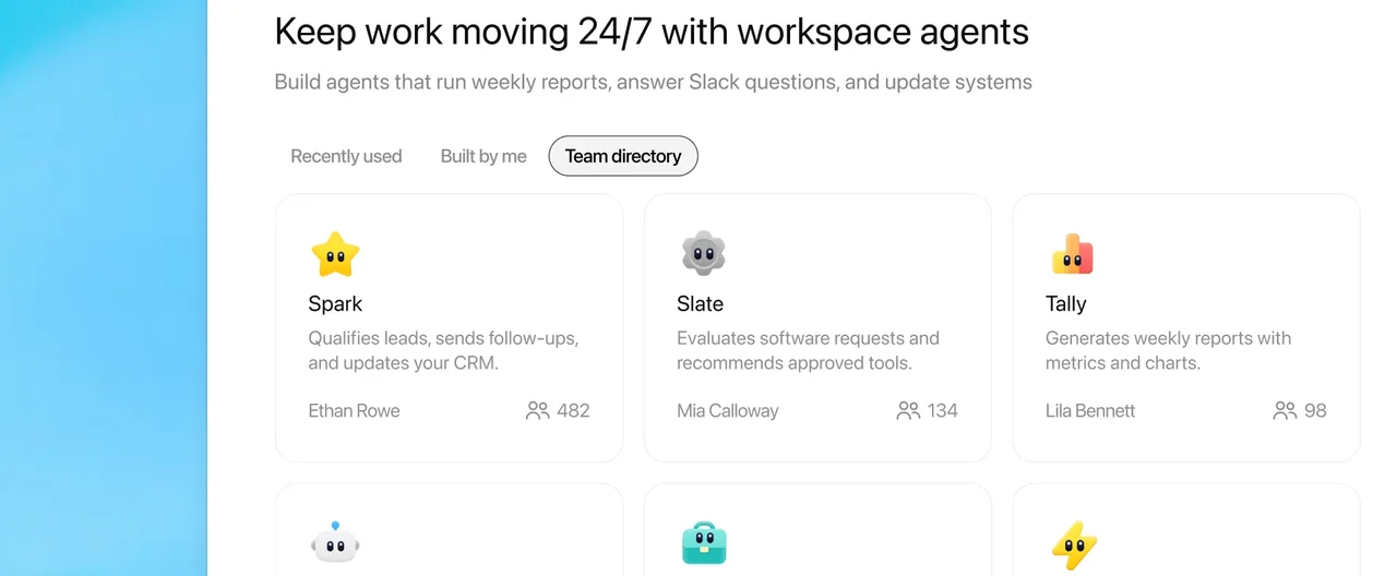 OpenAI 推出 Workspace Agents,让 ChatGPT 进入团队自动化